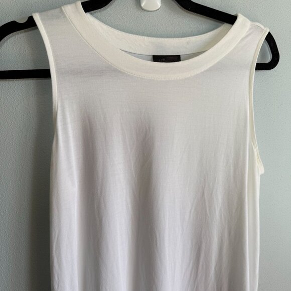 J. Jill Womens White Wearever Long Layering Tank Sz Small Soft Stretch Tunic - Picture 8 of 13
